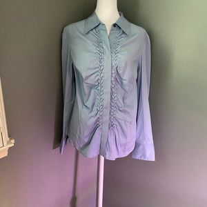 Ann Taylor baby blue blouse